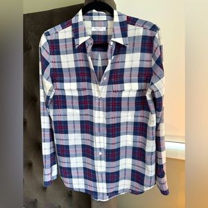 Equipment Silk Plaid Shirt